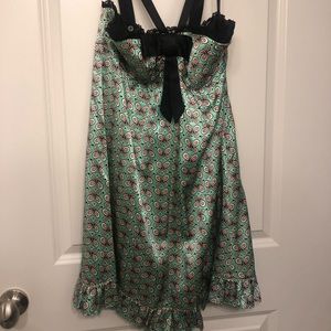 Betsy Johnson mint green slip dress